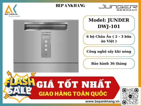 MÁY RỬA BÁT MINI JUNGER DWJ-101 (6 bộ) 